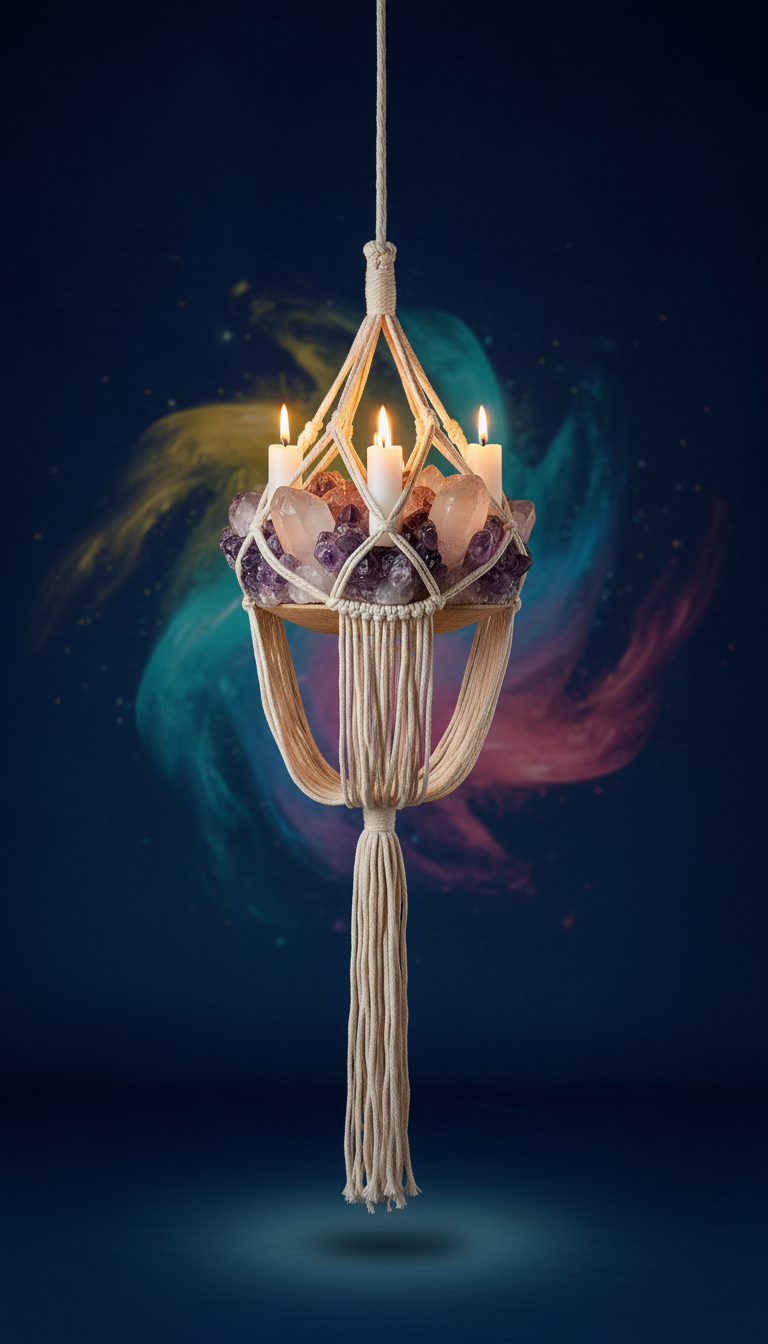 Starry Night Pendant Light Cutout Shade