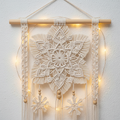 Macramé Snowflake Wall Hanging